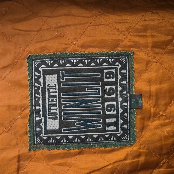 Vintage colorblock suede jacket with quilted lining - Picture 3 of 9